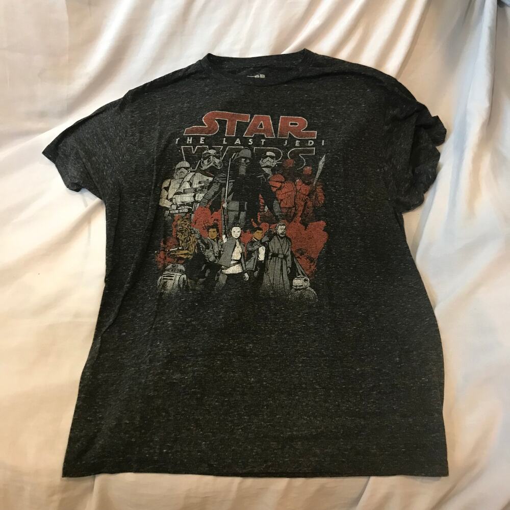 Star Wars Black T-Shirt, Men's SIze L